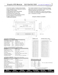 GU112X16G-7003 Datasheet Cover
