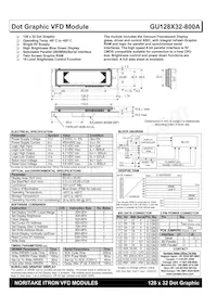 GU128X32-800A Datasheet Cover