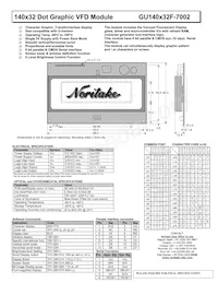 GU140X32F-7002 Datasheet Cover