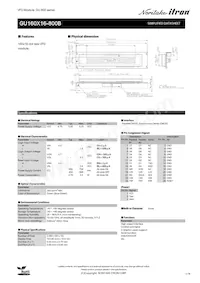 GU160X16-800B Datasheet Copertura