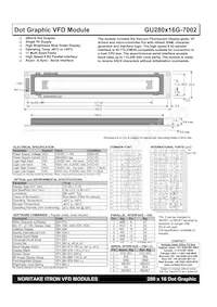 GU280X16G-7002 Datasheet Copertura