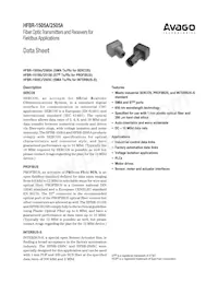 HFBR-2505C Datasheet Cover