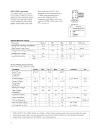 HFBR-2505C Datenblatt Seite 3