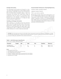 HFBR-2506AM Datasheet Page 2