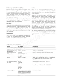 HFBR-59L1AGEZ Datasheet Page 4