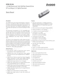 HFBR-59L1AL Datasheet Copertura