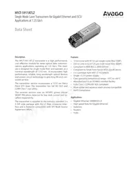 HFCT-5911QTLZ Datenblatt Cover