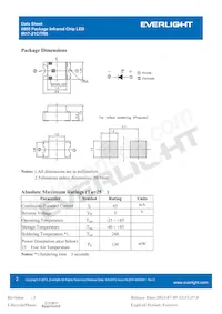IR17-21C/TR8 Fiche technique Page 2