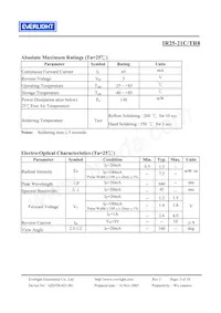 IR25-21C/TR8 Datasheet Page 3