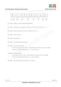 JFN1104LS-AR Datasheet Pagina 20