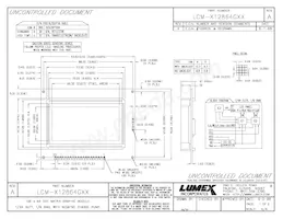 LCM-S12864GSR Datenblatt Cover
