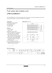 LPM-5123BMU813 Datasheet Cover