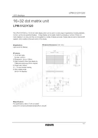 LPM-5123Y320 Datasheet Copertura