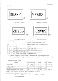 LQ064V3DG01數據表 頁面 7