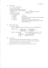 LQ064V3DG01 Datasheet Page 17
