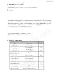 LQ070Y3DG05 Datasheet Page 6