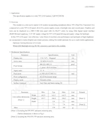 LQ070Y3DG3B Datasheet Page 5