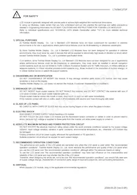 LTA084C272F Datasheet Pagina 12