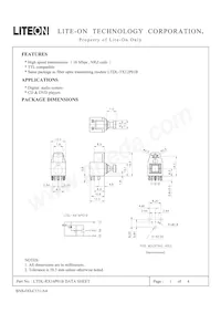 LTDL-RX16P01B Datasheet Cover