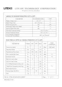 LTDL-TA25A/L4數據表 頁面 2
