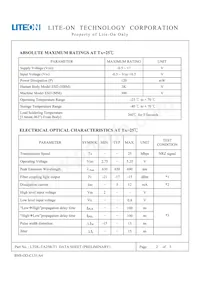 LTDL-TA25B-T1 Datasheet Page 2