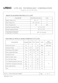 LTDL-TA50A數據表 頁面 2