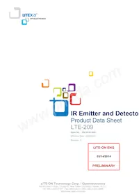 LTE-209 Datasheet Cover