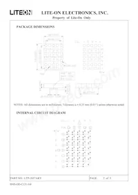 LTP-2057AKY Datasheet Page 2