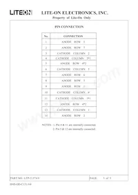 LTP-2157AY Datasheet Page 3