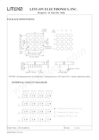 LTP-2C44F-01 Datasheet Pagina 3