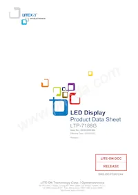 LTP-7188G Datasheet Cover