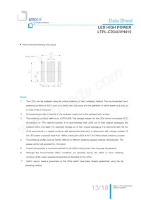 LTPL-C034UVH410數據表 頁面 14