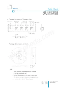 LTPL-C034UVH410 데이터 시트 페이지 16