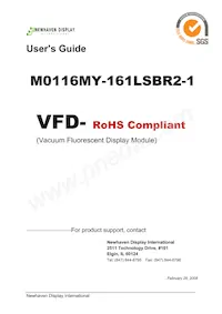M0116MY-161LSBR2-1 Datenblatt Cover