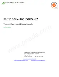 M0116MY-161LSBR2-S2 Datasheet Cover