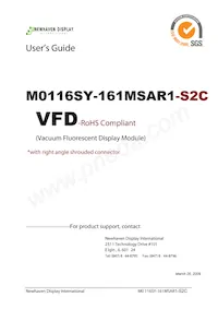 M0116SY-161MSAR1-S2C Datenblatt Cover