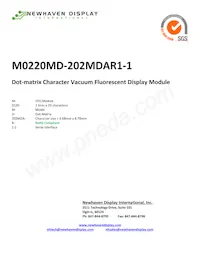 M0220MD-202MDAR1-1 Datenblatt Cover