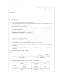 M0224SD-242MDBR1-1 Datasheet Page 2