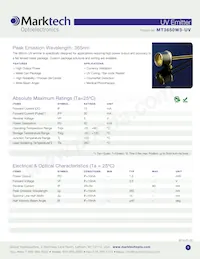 MT3650W3-UV Datasheet Cover