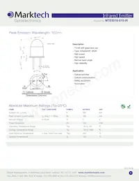 MTE5016-015-IR Datasheet Cover