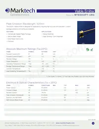 MTE6052PT-UBG Datasheet Cover