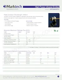 MTE8600P-C Datasheet Copertura