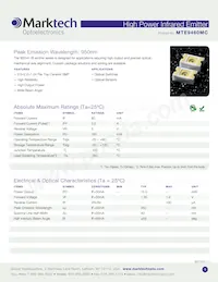 MTE9460MC Datasheet Cover