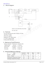 NHD-10032AZ-FSY-GBW Datasheet Page 4