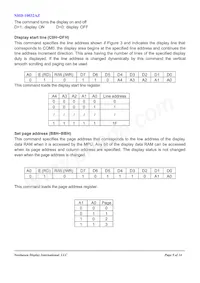 NHD-10032AZ-FSY-GBW Datasheet Page 9