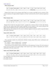NHD-10032AZ-FSY-GBW Datasheet Page 11