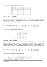 NHD-12032BZ-FSY-YBW Datasheet Page 9