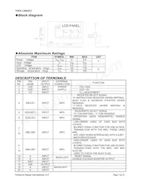 NHD-12864EZ-FL-YBW Datasheet Page 3