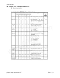 NHD-12864EZ-FL-YBW Datasheet Page 11