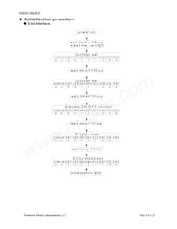 NHD-12864EZ-FL-YBW Datasheet Pagina 14